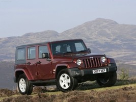 Jeep Wrangler Unlimited UK Version 2008 Poster  18 X 24  - $29.95