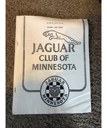 RARE MN Minnesota Jaguar Club Newsletter August AUG 1989 Booklet Magazine - $26.62 CAD