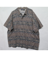 Patagonia Vintage Hawaiian Aloha Organic Cotton Shirt Tribal Print Sz L Rare - $141.49