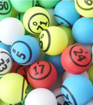 PRO 1.5&quot; Ping Pong Size Replacement Bingo Balls Set for Large/Jumbo Bing... - $21.88