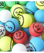 PRO 1.5&quot; Ping Pong Size Replacement Bingo Balls Set for Large/Jumbo Bing... - $21.88