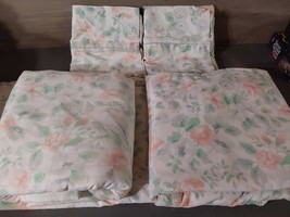 Vintage Full Size 4pc Sheet Set Flat Fitted 2 Pillowcases Westpoint Stevens - $41.78