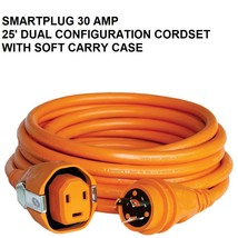 SMARTPLUG 30 AMP 25&#39; DUAL CONFIGURATION CORDSET WITH SOFT CARRY CASE - $254.15