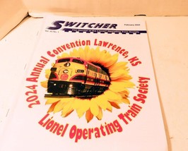 THE SWITCHER MAGAZINE- LIONEL OPER. TRAIN SOCIETY FEB. 2024- EXC.- W15 - $71.38 MXN