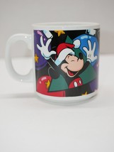 Vintage Applause Disney Mickey Mouse Christmas Mug Cup ~ &#39;Tis the Season - £3.92 GBP