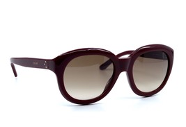 New Celine Paris CL40071I 69F Burgundy Brown Lens Authentic Sunglasses 56-20 - £149.19 GBP