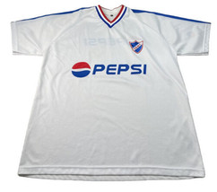 Club Nacional Umbro Pepsi Uruguay White Home Soccer Jersey Shirt Sz XL Vintage - £73.52 GBP