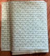 Light Green, Kids Ice Skates patt. Cotton Quilt Fabric 5 yards x 45&quot; wide USA - £22.15 GBP