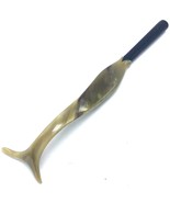 Vtg Olwin Made In Austria Leather &amp; Plastic Shoehorn Figural Fish - $22.72