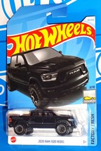 Hot Wheels 2024 Factory Fresh Series #24 2020 RAM 1500 Rebel Black w/ BLs - $3.00