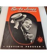 Spike Jones and His City Slackers VIntage 1950s Souvenir Program Musical... - £6.92 GBP