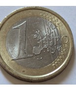 2002 Italy 1 Euro Cent Bi Metallic Standard Circulation Coin - $3,737.66 MXN