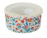 Pioneer Woman ~ Stoneware Food Storage Container ~ Mazie Pattern ~ Medium - $26.18