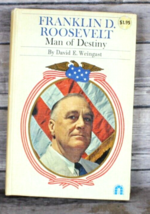 Vtg. Franklin D. Roosevelt Man of Destiny Hardcover Book by David E. Weingast LN - £16.71 GBP