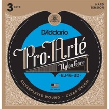 D&#39;Addario EJ46 Pro-Arte Classical Guitar Strings 3-Pack - £44.24 GBP