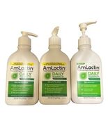 3 AmLactin Daily Nourish Moisturizing Body Lotion 12% Lactic Acid 7.9 Oz... - $726.24 MXN