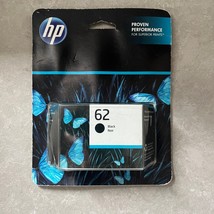 HP Genuine 62 Black Ink Cartridges OEM Warranty End 5/24 Sealed NEW - £15.96 GBP