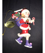 Danbury Mint Annual Red Hat Society Christmas Ornament 2019 Figure Skate... - £31.51 GBP