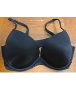 Victorias Secret 34 DD Pushup Bra Very Sexy Lightly Line Padded Black Un... - $293.93 MXN