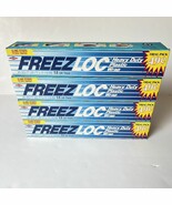 4x VTG 80s Freezloc Plastic Freezer Wrap 20 SQ FT 1.5 MIL Thick W/ Cutti... - $54.86 CAD