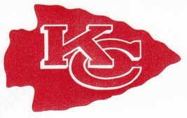 REFLECTIVE Kansas City Chiefs fire helmet motorcycle hard hat decal stic... - £2.76 GBP