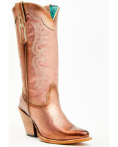 Corral Women&#39;s Metallic Tall Pointed Toe Western Boots - £165.24 GBP