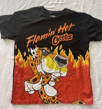 RARE Version of Flamin&#39; Hot Cheetos Red Men&#39;s Graphic T-Shirt Size XL Mint - $24.25