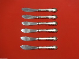 Georgian Rose by Reed & Barton Sterling Silver Trout Knife Set 6pc. Custom - £332.05 GBP