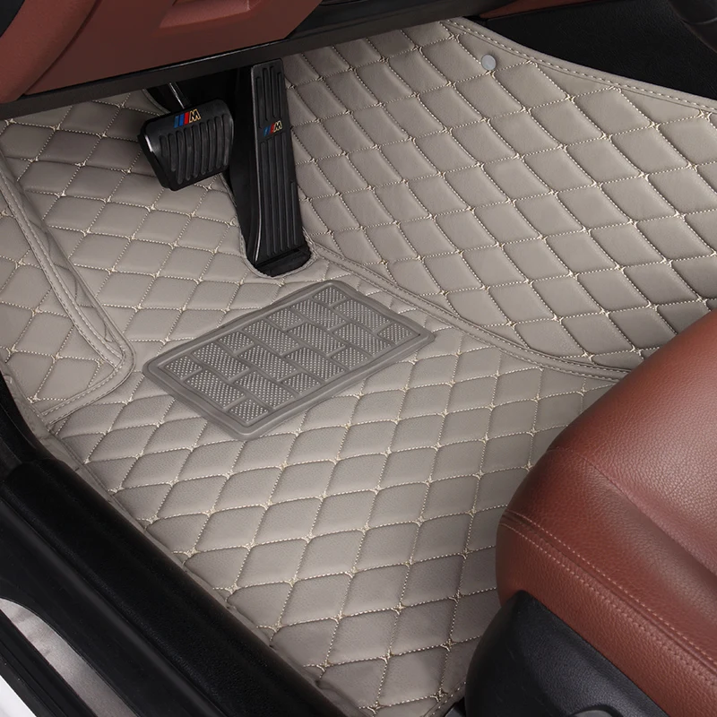 Custom Leather Car Floor Mats 100％ For Jeep Compass 2017 2018 Auto Foot ... - $34.07+