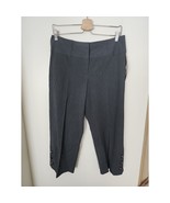 Style &amp; Co Wide Leg Size 8 Grey Capri Pants Rivets Y2k New With Tags Ret... - $224.30 MXN
