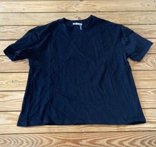 Zara NWT  Women’s Short Sleeve T Shirt Size M Black S9x1 - £7.77 GBP