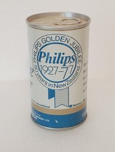 Vintage Philips Jubilee 50 yrs Leopard Brewery Wide Seam Steel Beer Can - $28.00