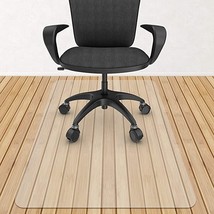 Azadx Computer Chair Mat for Hard Floors, PVC Transparent Protector for Hard Sur - £22.01 GBP