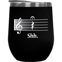 Quarter Rest And Fermata: Shh Funny Coffee &amp; Tea Gift Mug For Musician, ... - £20.81 GBP