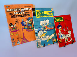 Vintage Disney Comic Books 1967-1978 Mickey Mouse Donald Duck Set 3 - $9.99