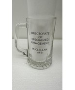 McClellan AFB Glass Mugs Directorate Of Specialized Management Stealth 1... - £23.25 GBP