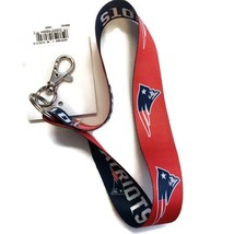 NFL New England Patriots Wincraft NFL Lanyard Key Strap 10&quot; L  x 1&quot; W Wr... - $4.47