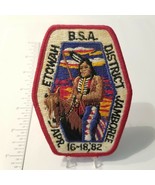 Vintage Boy Scouts BSA Etowah District Jamboree April 16-18 1982 3&quot;x4&quot; P... - £20.80 GBP