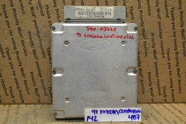 1991 Lincoln Continental Engine Control Unit ECU F10F12A650AA Module 142-4B7 - $18.49