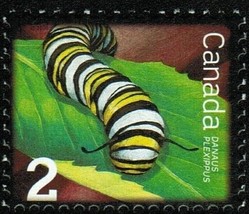 CANADA Stamp 2328 Beneficial Insects Monarch Caterpillar 2¢ 1 stamp MNH ... - $25.53 MXN