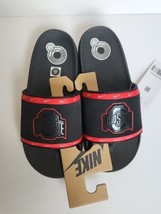 Nike Ohio State OffCourt Slides Sandals Mens 8 Black Red DD0534-001 Buck... - £20.89 GBP