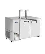 New 2-Door 58&quot; Direct Draw Stainless Door 2 Keg NSF Draft Beer Kegerator... - $58,003.23 MXN