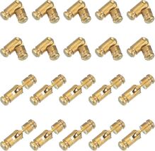 Brass Concealed Cylinder Hinges 4x15mm for Jewelry Cigar Boxes Hidden Pa... - $10.88