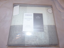 Dormisette Luxury German Flannel Duvet Shams 100% Cotton King light Grey... - £111.36 GBP