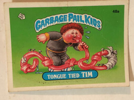Garbage Pail Kids trading card 1985 Tongue Tied Tim - £3.88 GBP