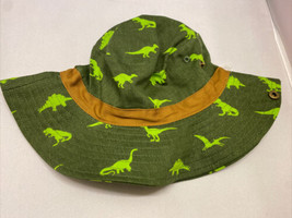 Wonder Nation Boys Sun Hat Bucket One Size Green Dino Print - $186.02 MXN
