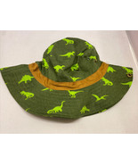 Wonder Nation Boys Sun Hat Bucket One Size Green Dino Print - £7.85 GBP