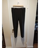 NYDJ Slim Trouser Ponte Knit Pants Size 14 Black Nip Tuck Technology Slimming - $34.60