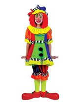 Girls Colourful Clown Costume - $34.11