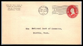 1915 WASHINGTON Cover (FRONT ONLY) Port Of Seattle, Seattle P14 - $2.96